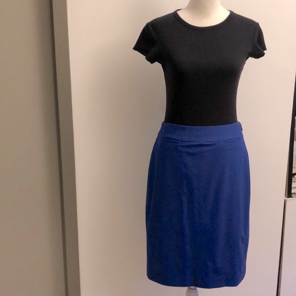 Banana Republic Cobalt / Royal Blue Pencil Skirt - Picture 3 of 12